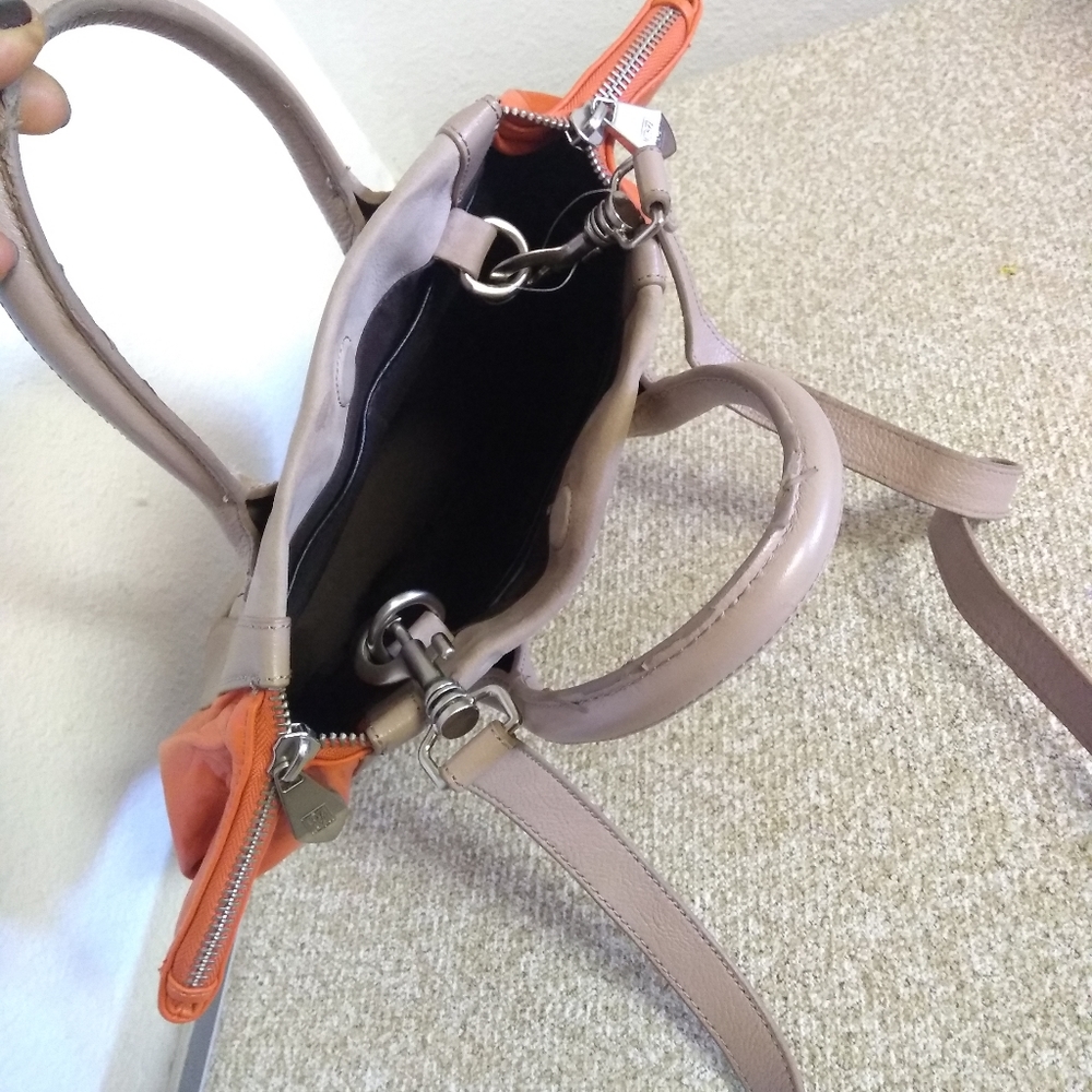 Pour La Victoire Leather Dome Satchel Bag - Picture 6 of 8